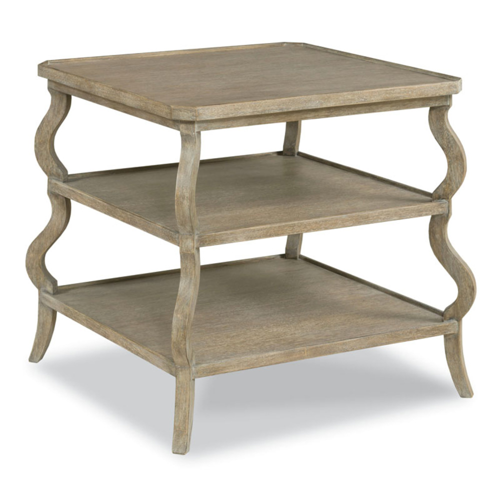 Vintage Tiered Side Table by Woodbridge Furniture Company