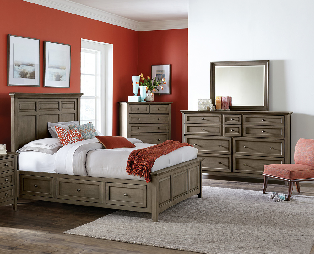 McKenzie Mantel Storage Bed by Whittier Wood Furniture Furnitureland