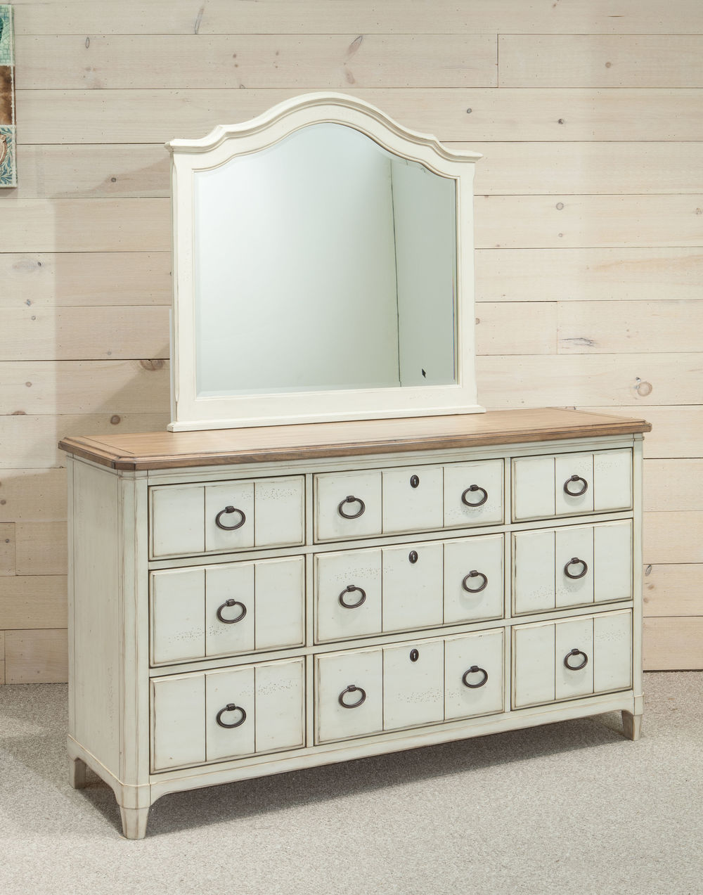 Millbrook Nine Drawer Dresser by Palmetto Home Furnitureland South