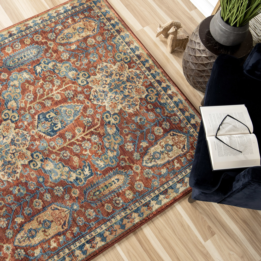 Bombay Red 7'10"x10'10" Rug by Orian Rugs Furnitureland South The