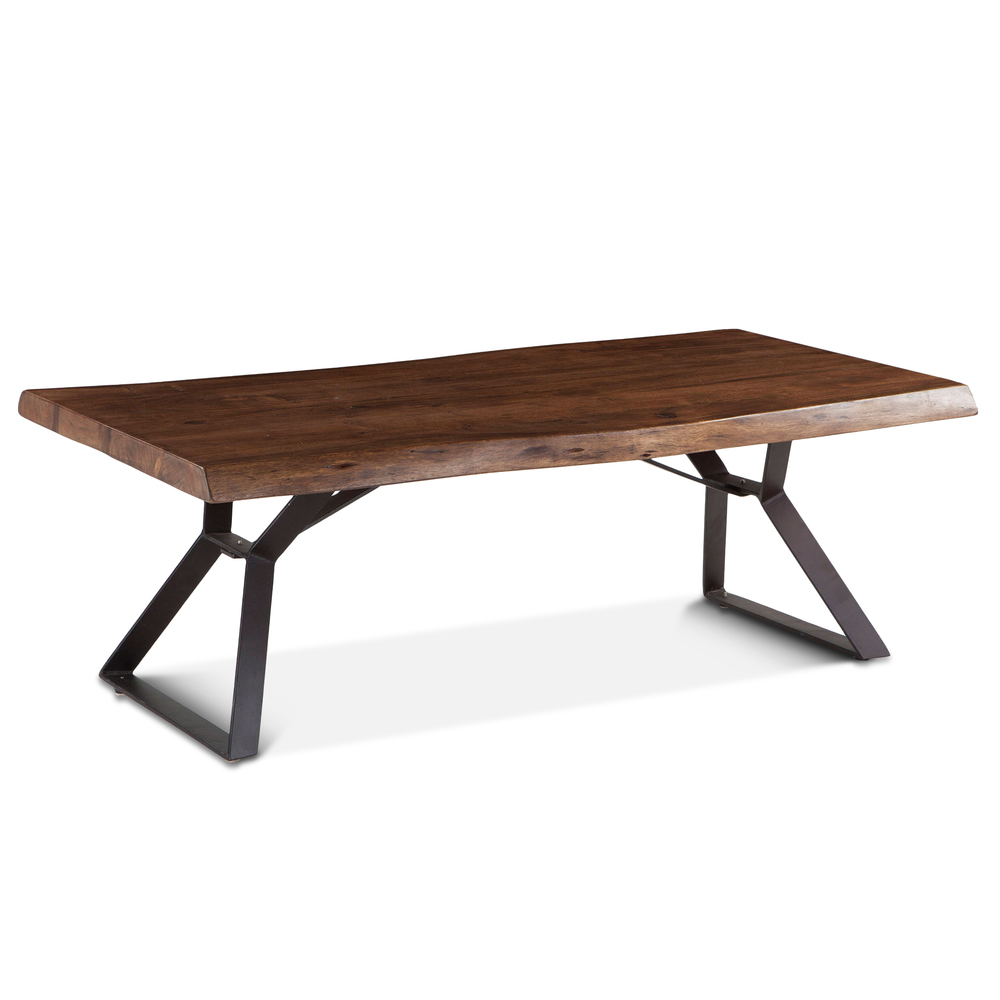London Loft Coffee Table 54" Walnut by Home Trends & Design