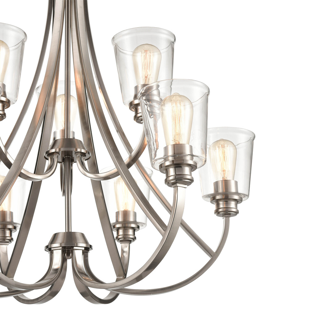 Nine Bulb Chandelier by Millennium Lighting Furnitureland South The
