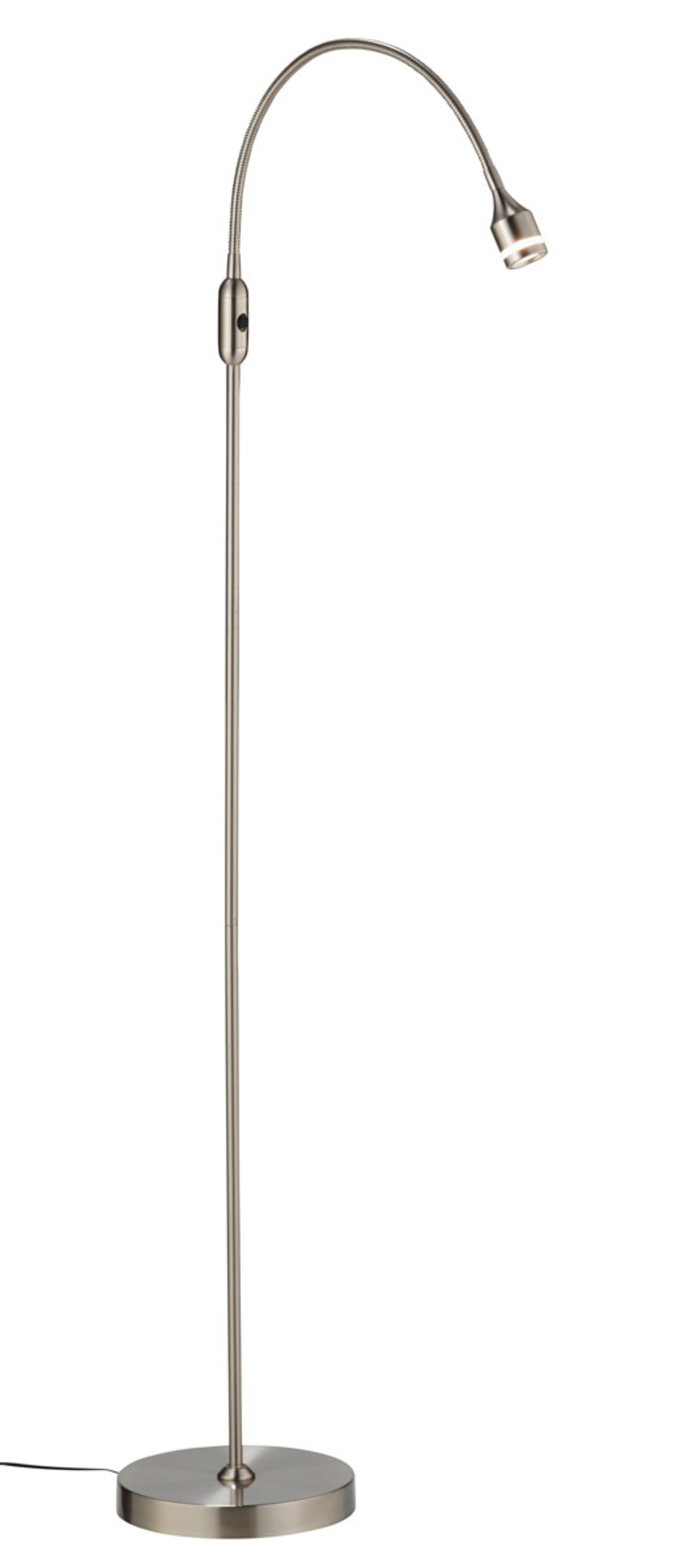 Adesso Prospect One Light Led Floor Lamp In Steel By Furnitureland South The World S Largest Furniture Adesso Prospect One Light Led Floor, Gooseneck Floor Lamp Led