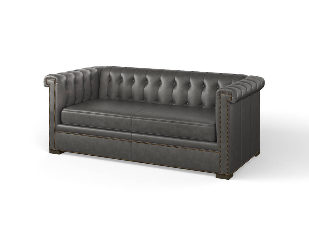 Modern Chesterfield Apartment Sofa by Century Furniture | Furnitureland