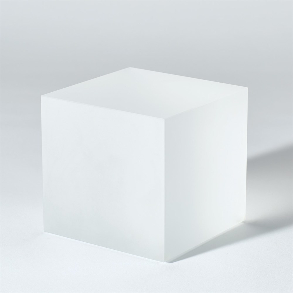 Frosted Crystal Cube Riser by Global Views | Furnitureland South | The ...