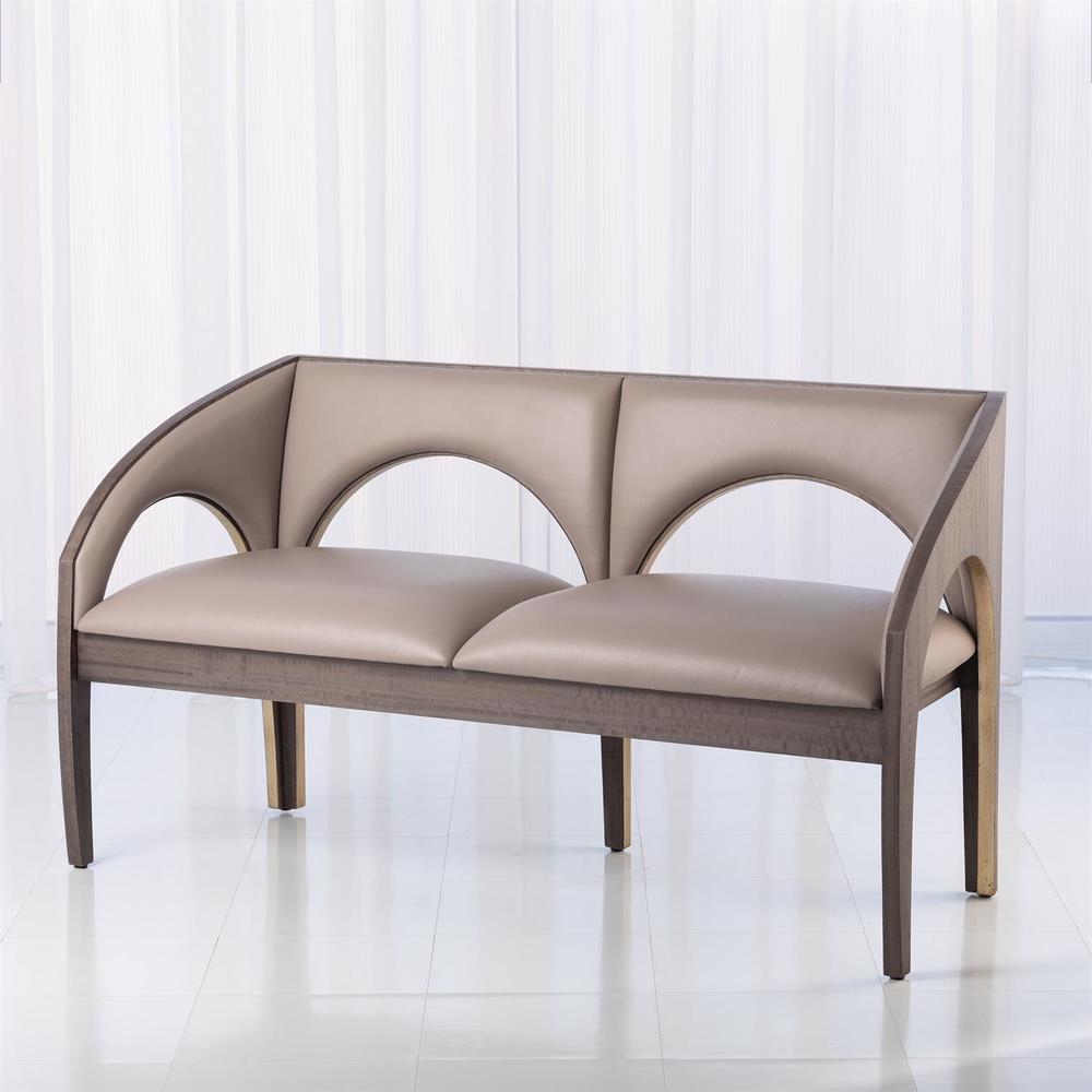 Arches Leather Bench by Global Views Furnitureland South The World