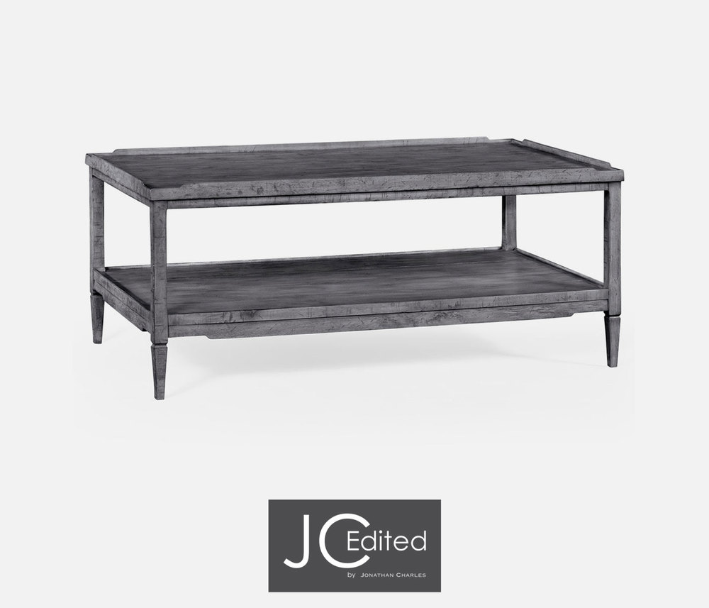 Antique Dark Grey Coffee Table by Jonathan Charles Furnitureland