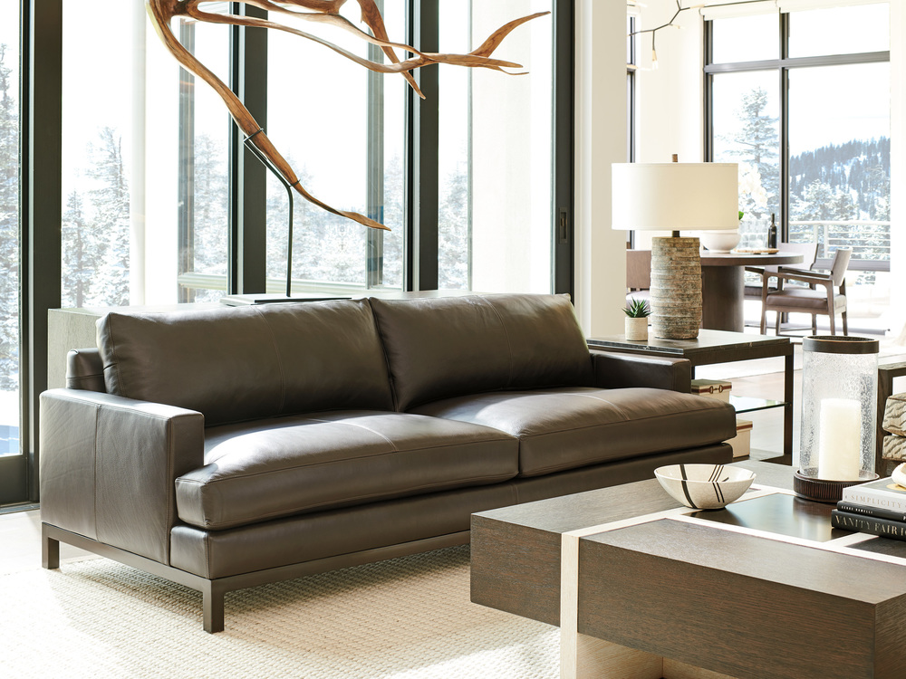 Horizon Leather Sofa By Lexington Furnitureland South The World S Largest Furniture Horizon Leather Sofa By Lexington, Rh Barclay Leather Sofa