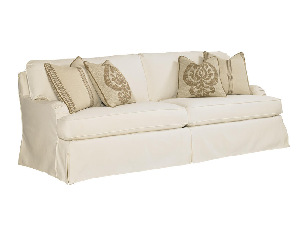 Stowe Slipcover Sofa Cream by Lexington Furnitureland