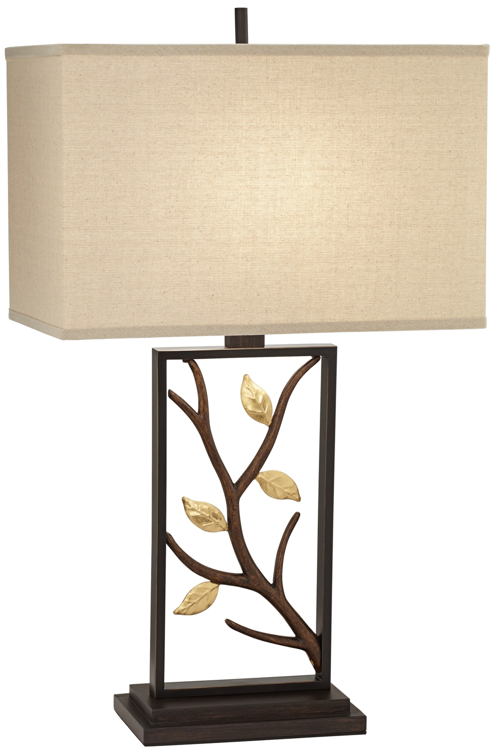Metal Table Lamp W Branch And Leaves By Pacific Coast Lighting Furnitureland South The World S Largest Furniture Metal Table Lamp W Branch And Leaves, Gold Metal Branch Table Lamp