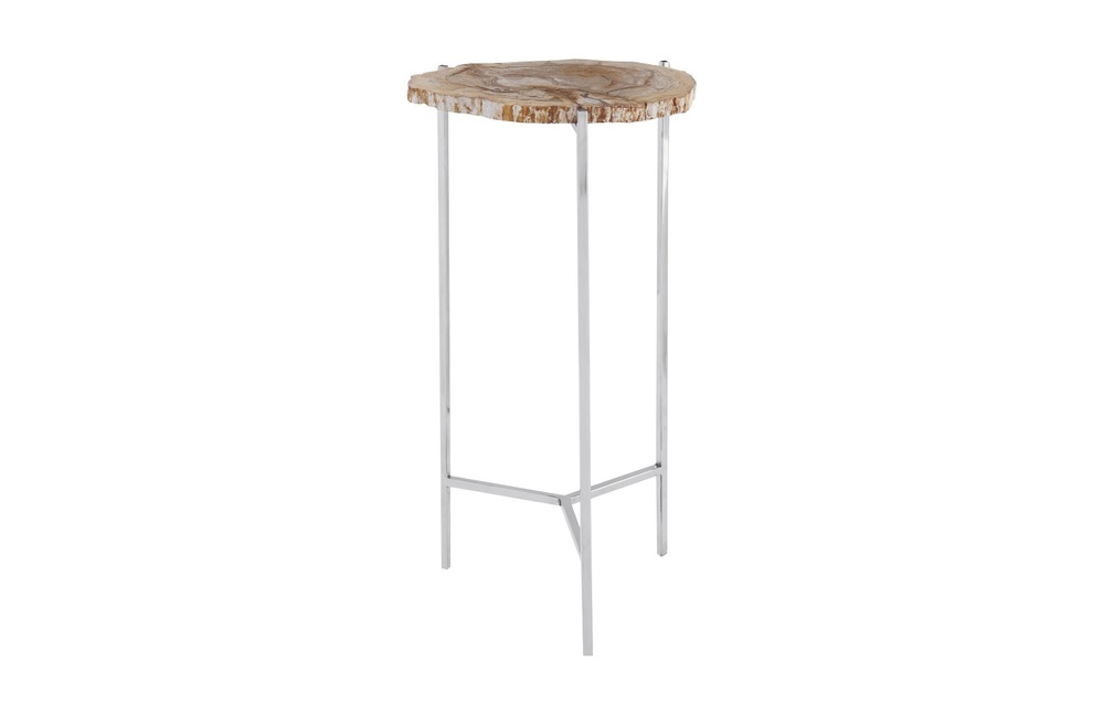 Petrified Wood Side Table Off White Medium By Phillips Collection Furnitureland South The World S Largest Furniture Petrified Wood Side Table Off White, Phillips Collection Petrified Wood Side Table