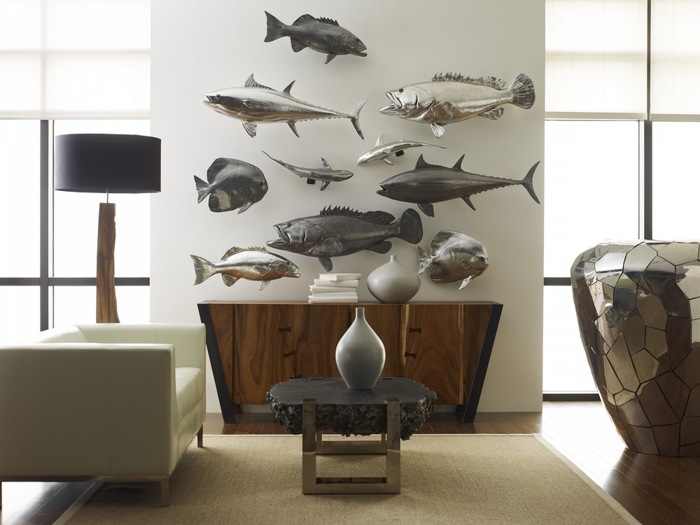 Tarpon Fish in Silver Leaf by Phillips Collection Furnitureland South