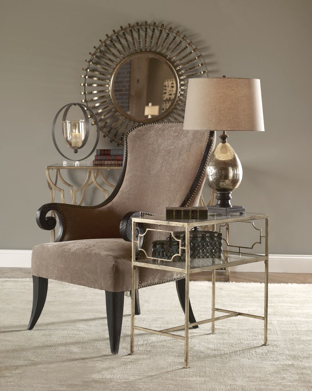Genell Side Table by Uttermost Company Furnitureland South The