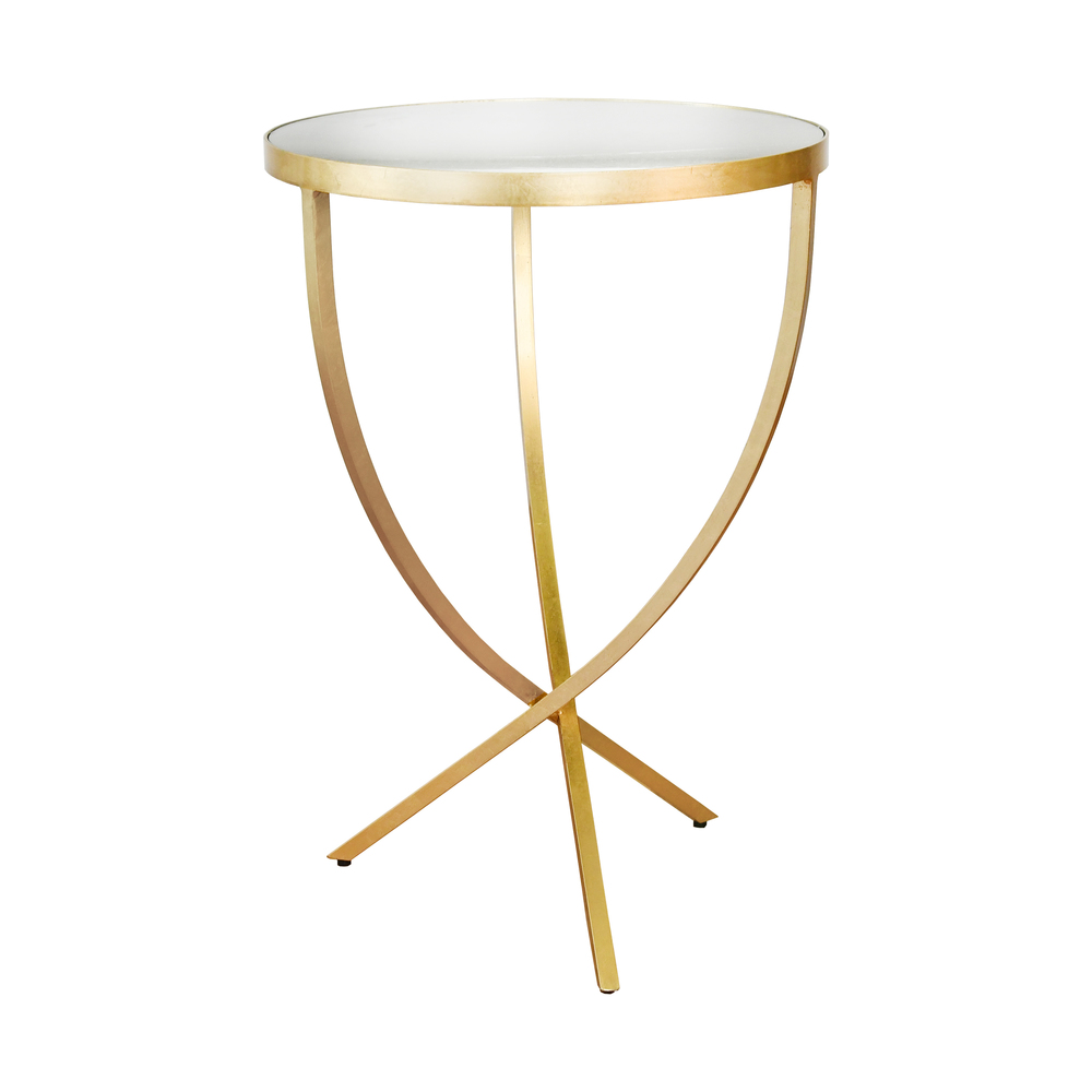 Round Cross Leg Side Table by Worlds Away Furnitureland South The